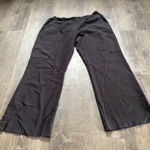 Yoga style scrub pants